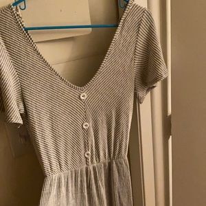 Grey and white jumper